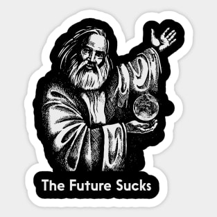 The Future Sucks Sticker